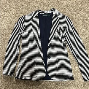 Ralph Lauren White and Blue Blazer Tailored Suit Jacket